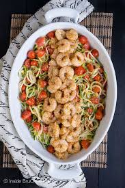 I'd love to hear from you in our lifestyle group! Low Carb Parmesan Garlic Shrimp Zucchini Noodles Inside Brucrew Life