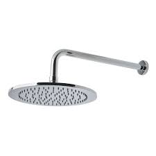 Universal Round Flat 9 1 2 Shower Head Shower Heads Modern Baths Shower