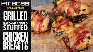Maybe you would like to learn more about one of these? Bacon Wrapped Stuffed Chicken Breasts Grilled On The Kc Combo Pit Boss Grills Recipes Youtube