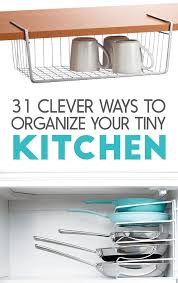 clever ways to organize your tiny kitchen