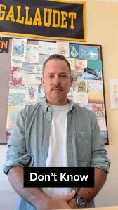 How to Sign "Don't Know" in Sign Language