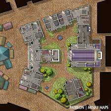 Trinpari 12 Merchant S Guild Or School 40x40 Misjay Maps On Patreon In 2020 Merchant Guild Pathfinder Maps Tabletop Rpg Maps