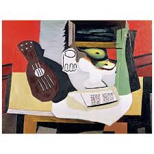 'still life' was created in c.1908 by pablo picasso in cubism style. Still Life With A Guitar Focus On Pablo Picasso