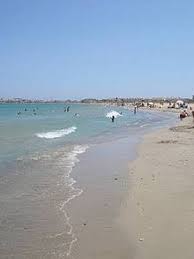 Exactly on the beach of bay (not good for swimming), to the mediterannean (great swimming) with beautiful beach only across the road. La Manga Del Mar Menor Wikipedia