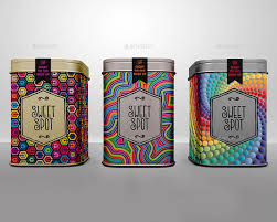 Packaging Mock Up Square Tin Cans For Tea Or Coffee Or Storage Tea Design Gift Packaging Design Candy Packaging