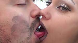 Lipstick kissing fetish