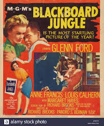 Blackboard Jungle Movie Poster Banque d'image et photos - Alamy