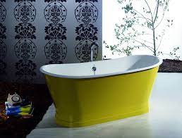 Vasca Da Bagno Freestanding In Ghisa Gialla Design Betty Vasca Da Bagno Centro Stanza Vasca Da Bagno Vintage Vasca Da Bagno Freestanding