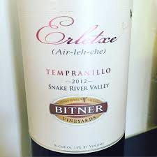 Gold To Bitner Vineyards 12 Erletxe Tempranillo At The Idaho Wine Competition Idahowines