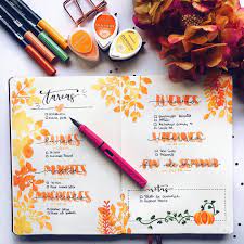 Halloween Inspired Notebook Leuchtturm1917es Leuchtturm1917 Roller Pen Pas Bullet Journal Halloween Autumn Bullet Journal Bullet Journal Themes