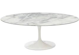 Modern light luxury marble tv cabinet coffee table combined with nordic simple household living room furniture. Saarinen Oval Coffee Table Marble Knoll Milia Shop