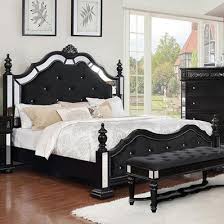 1 california king bed frame with storage. Furniture Of America Beds Azha Cm7194bk Ck California King Poster Bed Black California King From Elite Discount Furniture