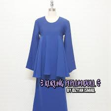 Assalamualaikum Hari Ni Saya Nak Share Pola Kurung Doll Atau Nama English Nya Empire Peplu Pakaian Model Model Pakaian Desain Blus