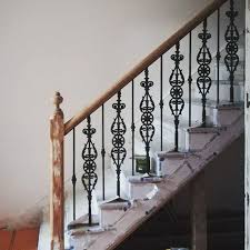 New Cast Iron Balustrading Fitted To Another Stair At A Project In Wimbledon Wimbledon Stairs Iron Staircase Railing Iron Stair Railing Staircase Makeover