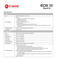Canon Eos 5d Mark Iv Dslr 4k Camera