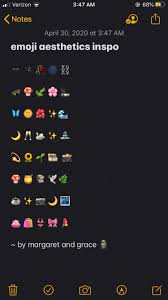Aesthetic Inspo In 2020 Cute Emoji Combinations Emoji Combinations Instagram Captions Clever