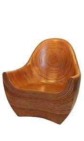 Regal Striped Wood Chair Mecox Gardens Unusual Furniture Unique Furniture Wood Chair