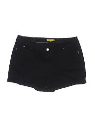 details about ymi women black denim shorts 16