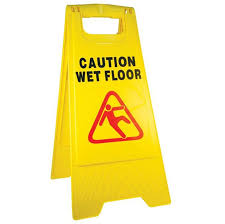 Made Of The Best Grade Polypropylene The Caution Wet Floor Sign Is Bright And Noticeable With Warnings On Both Sides Its Unique Wet Floor Signs Wet Floor Wet