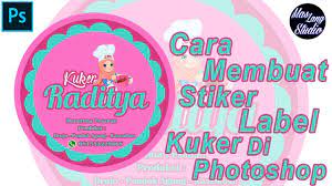 Designers desain label untuk toples kue kering sribu sumber : Cara Membuat Desain Stiker Label Kue Kering Di Photoshop Youtube