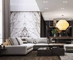 Pechersk Hills Residence Apartment Modern Interior Design In 2020 Modern Living Room Interior Residential Interior Interior Design