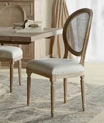 Our Set Of Two Lafayette Dining Chairs Features Thin Woven Cane Back And Solid Oak Frame This Class Dining Chairs Oak Dining Chairs Wooden Dining Room Chairs