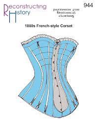 Victorian Corset Pattern 1880s Corset Pattern Steampunk Corset Pattern Corset Sewing Pattern Corset Pattern Victorian Dress Pattern