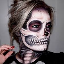 Skeleton Skull Makeup Tutorial Schminken Halloween Halloween Gesicht Schminken Und Schminkzeug