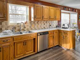 Gray kitchen countertops with oak cabinets. Kitchen Countertops With Honey Oak Cabinets Novocom Top