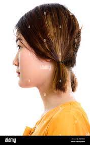 Asian side face studio hi-res stock photography and images - Alamy