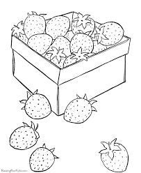 Red, glossy, sweet — it is a ripe strawberry. Strawberry Coloring Pages For Kids Coloring Home