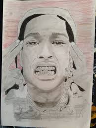 Asap Rocky First Time P E N N Y A T G L I T T E R Here is a drawing of a$ap rocky, everything was done on photoshop with the brush tool btw made by me, luxus. asap rocky first time p e n n y a t