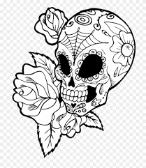 19 files sugar skull svg, sugar skulls svg, flower skull svg, skull cut files, floral skull clipart silhouette svg eps png bundle for cricut. Mindfulness Drawing Sugar Skull Mexican Skull Drawings Clipart 856583 Pinclipart
