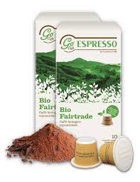 Huge sale on capsule nespresso now on. 10 Capsule Go Espresso Bio Fairtrade Capsule Compatibili Nespresso Compostabili Torrefazione Goriziana