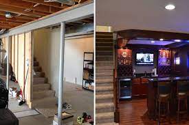 This post is about the work we did to unfinish the finished side. Before After Archive Finished Basements Plus