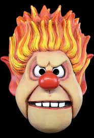 Year Without A Santa Claus Heat Miser Christmas Mask Heat Miser Halloween Masks Scary Halloween Masks