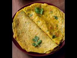 Besan Cheela Recipe With Stepwise Photos Besan Cheela Is A Savory And Tasty Pancake Made With Gram Flour Besan Recipes Lacto Vegetarian Recipe Tasty Pancakes