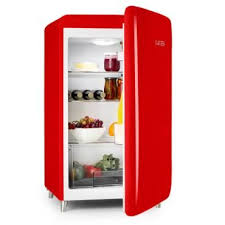 Klarstein Popart Bar Refrigerateur 136 Litres Temperature Reglable 3 Niveaux Classe A Design Retro Rouge Co3 Popart Bar Retro Vente De Klarstein Conforama