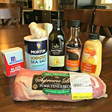 Pork tenderloins marinated in bourbon, brown sugar, soy sauce. Easy Marinated Pork Tenderloin Instant Favorite Sweet Little Bluebird