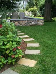 Walkways And Paths In The Garden Walkway Landscaping Small Garden With Stones Stepping Stone Walkways