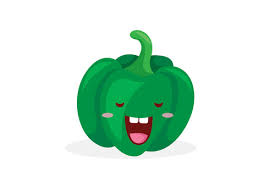 Green Pepper Organic Vegetables Cartoon Expression Vector Free Download Food · vegetables · peppers. green pepper organic vegetables cartoon