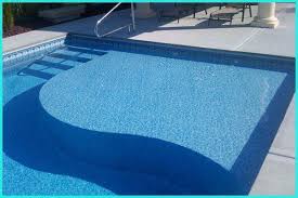 Caribbean teal is available in 26 mil. Inground Pool Kits With Tanning Ledges Intheswim Pool Blog