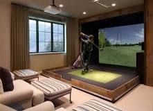 Image result for how much headroom do you need for a golf simulator