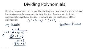 Write the expression in a form reminiscent of long division: Dividing Polynomials Ck 12 Foundation