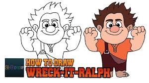 How To Draw Wreck It Ralph Art Tutorial Quick Learn How Real Time Dres Drawings Art Tutorials Draw