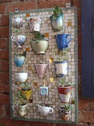 Maybe you would like to learn more about one of these? 47 Pretty Diy Mosaic Decorations For Your Garden Teacup Mosaic Unique Garden Decor Teacup Crafts