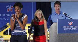 Jill biden served as grand marshals of a nascar race sunday as part of a campaign to support u.s military families—and got. Michelle Obama Booed First Lady Gets Frosty Reception From Nascar Crowd Daily Mail Online
