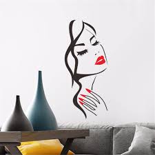 Some people focus on the camera, some others on the background or on their own face. Beauty Avatar Carved Living Room Background Wall Sticker Painting Cosmetic Table Mirror Wall Decor Buy From 4 On Joom E Commerce Platform