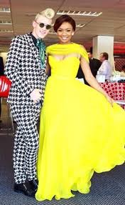 Beautiful Sunshine Yellow Creation By Gert Johan Coetzee In Soft Pink Please South Africa Fashion Africa Fashion Fashion