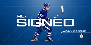 #tyson barrie #adam brooks #toronto maple leafs #this was art #sorry the text is so big but my eyesight is awful and i can never read anyones gifs on here even though i know it looks way better. Toronto Maple Leafs On Twitter Brooksy S Back The Maple Leafs Have Signed Forward Adam Brooks To A Two Year Contract Extension Leafsforever Details Https T Co 5c0qxn90ph Https T Co Vurs6kdcrq